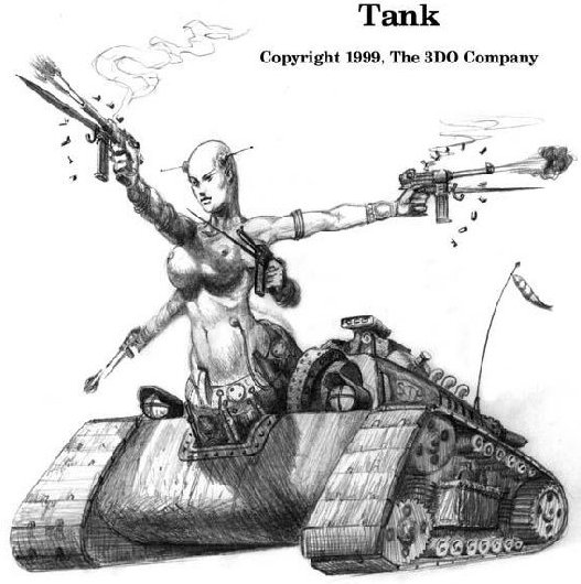 Sketch of a (Naga) Tank