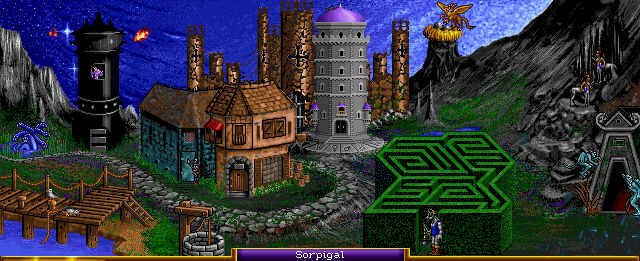 Fully Built Warlock Castle of Heroes of Might and Magic 1