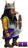 Dwarf - Sorceress Creature of Heroes of Might and Magic 1